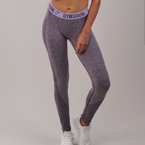 Gymshark Flex seamless Leggings Rich Purple Marl Soft Lilac size small